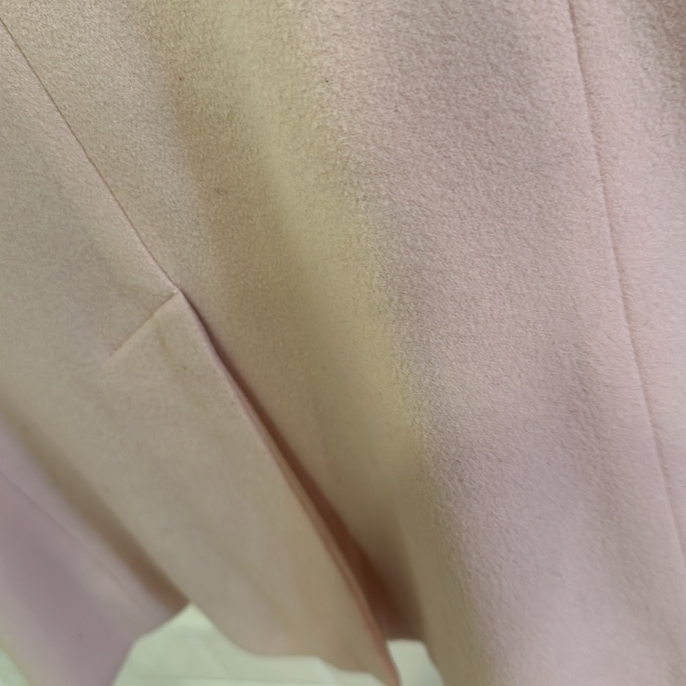 Louden Made in Canada Pink Wool & Cashmere jacket One button front Size 12 - Picture 9 of 10
